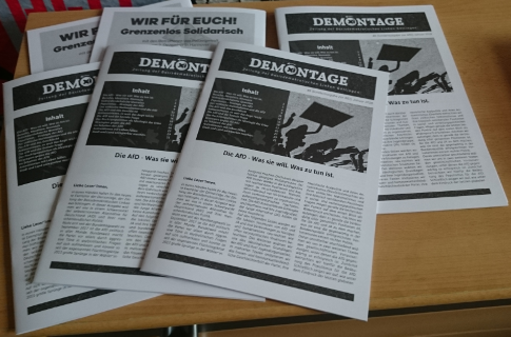 Demon­tage mit dem Schw­er­punkt „AfD“ erschienen